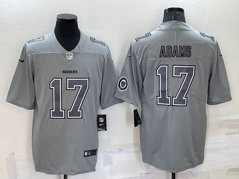 Men Oakland Raiders #17 Adams Grey 2022 Nike Limited Vapor Untouchable NFL Jerseys